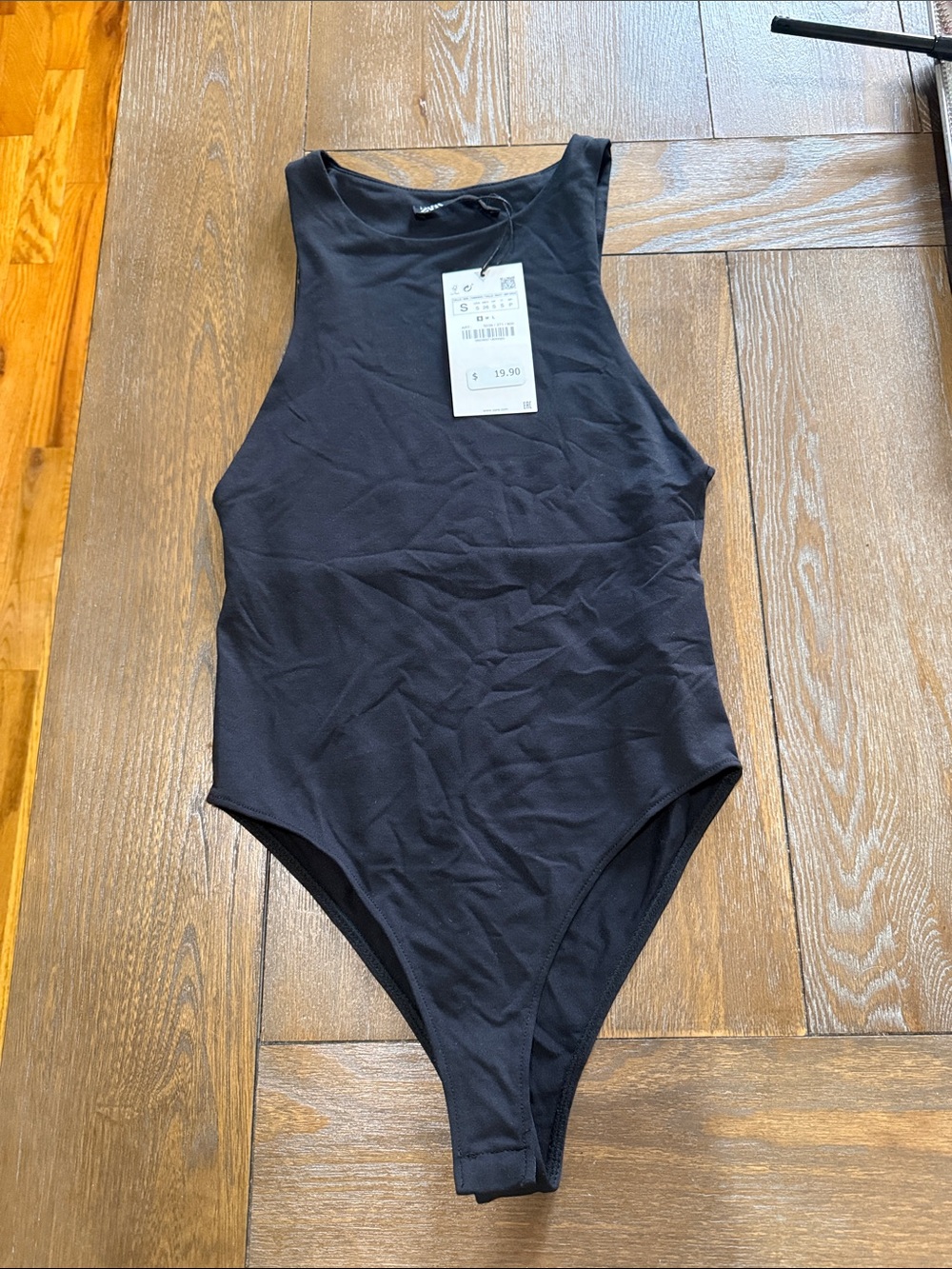 Zara black bodysuit